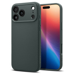 Dėklas Spigen Liquid Air, abyss green - iPhone 17 Pro