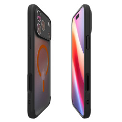 Spigen Ultra Hybrid MagSafe, frost black orange - iPhone 17 Pro Max