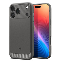 Dėklas Spigen Rugged Armor MagSafe, gray - iPhone 17 Pro