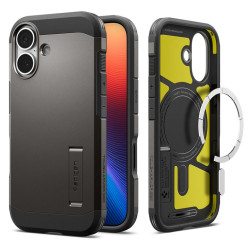 Dėklas Spigen Tough Armor T MagSafe, gunmetal - iPhone 17