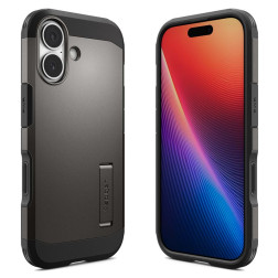 Dėklas Spigen Tough Armor T MagSafe, gunmetal - iPhone 17