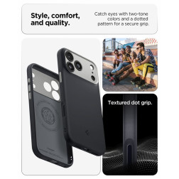 Dėklas Spigen Nano Pop MagSafe, black sesame - iPhone 17