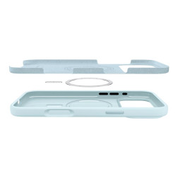 Spigen Silicone Fit MagSafe, mute blue - iPhone 17 Pro Max