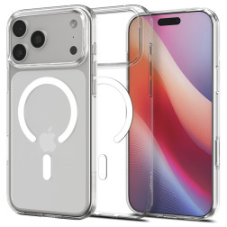 Dėklas Spigen Liquid Crystal MagSafe, clear white - iPhone 17 Pro