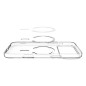 Dėklas Spigen Liquid Crystal MagSafe, clear white - iPhone 17 Pro