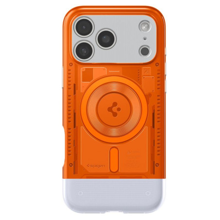 Dėklas Spigen Classic C1 MagSafe, tangerine - iPhone 17 Pro