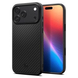 Dėklas Spigen Enzo Aramid T, black - iPhone 17 Pro