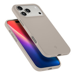 Dėklas Spigen Silicone Fit MagSafe, stone - iPhone 17 Pro