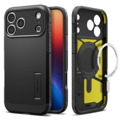 Dėklas Spigen Tough Armor T MagSafe, black - iPhone 17 Pro