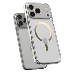 Spigen Ultra Hybrid MagSafe, clear gold - iPhone 17 Pro Max