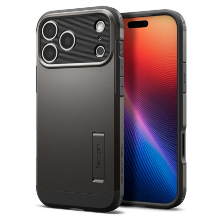 Dėklas Spigen Tough Armor T MagSafe, gunmetal - iPhone 17 Pro
