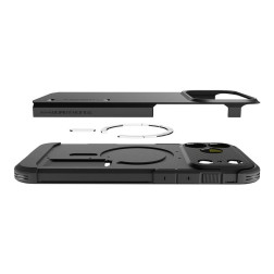 Dėklas Spigen Tough Armor T MagSafe, gunmetal - iPhone 17 Pro