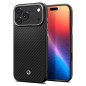 Dėklas Spigen Enzo Aramid T, black silver - iPhone 17 Pro