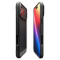 Dėklas Spigen Rugged Armor MagSafe, matte black - iPhone 17 Pro