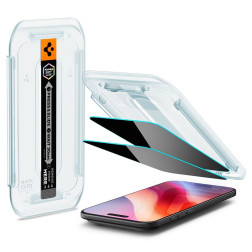 Ekrano apsauginis stiklas Spigen Glass tR EZ Fit (Privacy) 2 Pack, transparency - iPhone Air