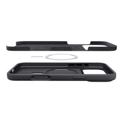 Dėklas Spigen Silicone Fit MagSafe, black - iPhone 17 Pro