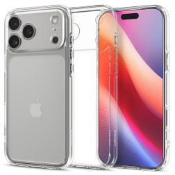 Dėklas Spigen Ultra Hybrid, crystal clear - iPhone 17 Pro