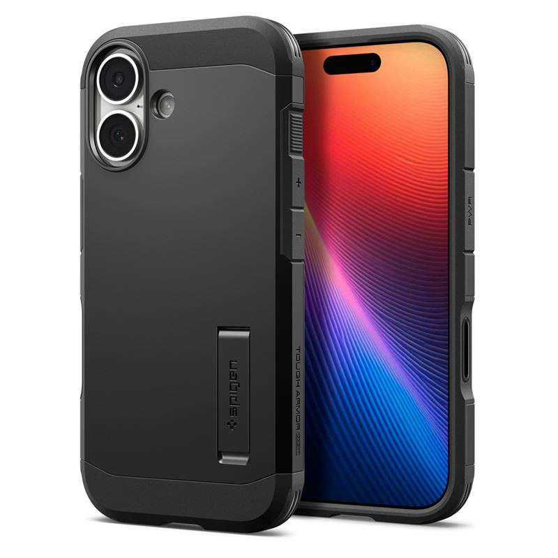 Dėklas Spigen Tough Armor T MagSafe, black - iPhone 17