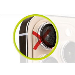 Mobile Origin Easy Lens Guards, silver - iPhone Air