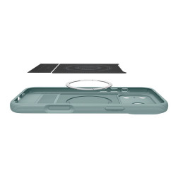 Spigen Parallax S MagSafe, sage green - iPhone 17 Pro Max