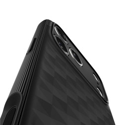 Dėklas Spigen Parallax S MagSafe, matte black - iPhone 17 Pro