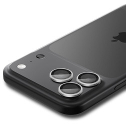 Kamerų apsauga Spigen Glass tR EZ Fit Optik Pro 2 Pack, silver - iPhone 17/16/15/14 Pro / 17/16/15/14 Pro Max