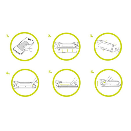 Mobile Origin Screen Guard with easy application, iPhone 17