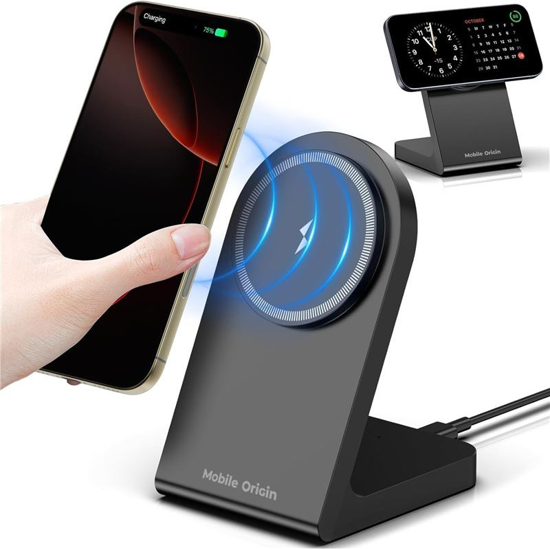 Mobile Origin Magnetic Wireless Charger PW15 MagSafe Compatible