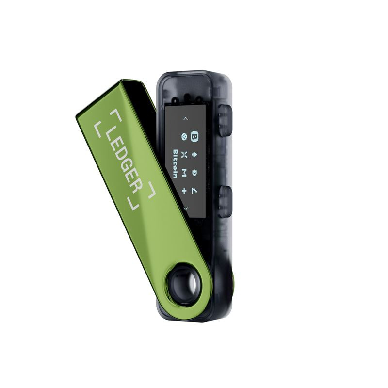 Aparatinė piniginė kriptovaliutoms Ledger Nano S Plus Oxidate Green Aparatinė piniginė kriptovaliutoms Ledger Nano S Plus Oxidate Green