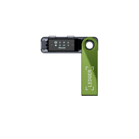 Aparatinė piniginė kriptovaliutoms Ledger Nano S Plus Oxidate Green