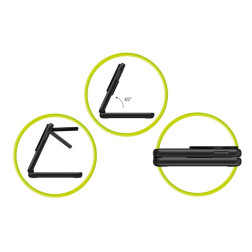 Mobile Origin 3in1 Foldable Qi2 Charger PW8, black