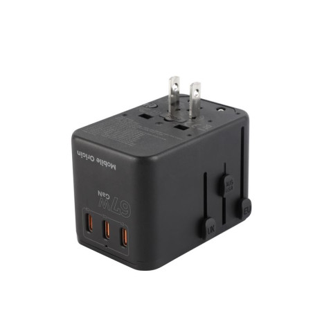 Mobile Origin GaN 67W Travel Adapter PW5 EU/UK/US/AUS, 3x USB-C + USB-A