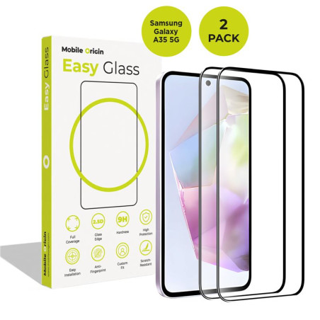 Mobile Origin EasyGlass Samsung Galaxy A35 5G, 2 pack