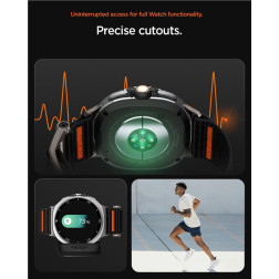 Spigen DuraPro Flex, black - Samsung Galaxy Watch 8 (40/44/46mm)