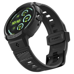 Spigen Rugged Armor, matte black - Google Pixel Watch 4 45mm