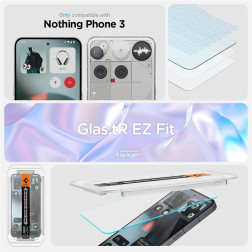 Spigen Glass tR EZ Fit 2 Pack, transparency - Nothing Phone (3)