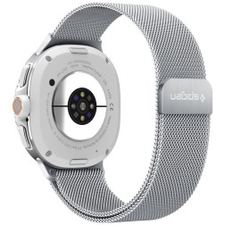 Spigen Metal Fit, silver - Samsung Samsung Galaxy Watch 8 (40/44/46mm)