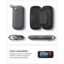 Spigen Klasden Pouch, charcoal gray - Nintendo Switch 2