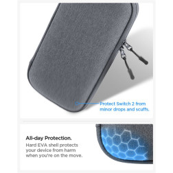 Spigen Klasden Pouch, charcoal gray - Nintendo Switch 2