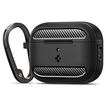 Spigen Rugged Armor, matte black - AirPods Pro 3