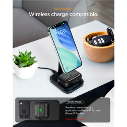 Spigen Rugged Armor, matte black - AirPods Pro 3