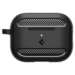 Spigen Rugged Armor, matte black - AirPods Pro 3