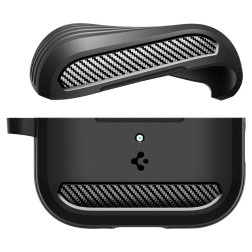 Spigen Rugged Armor, matte black - AirPods Pro 3