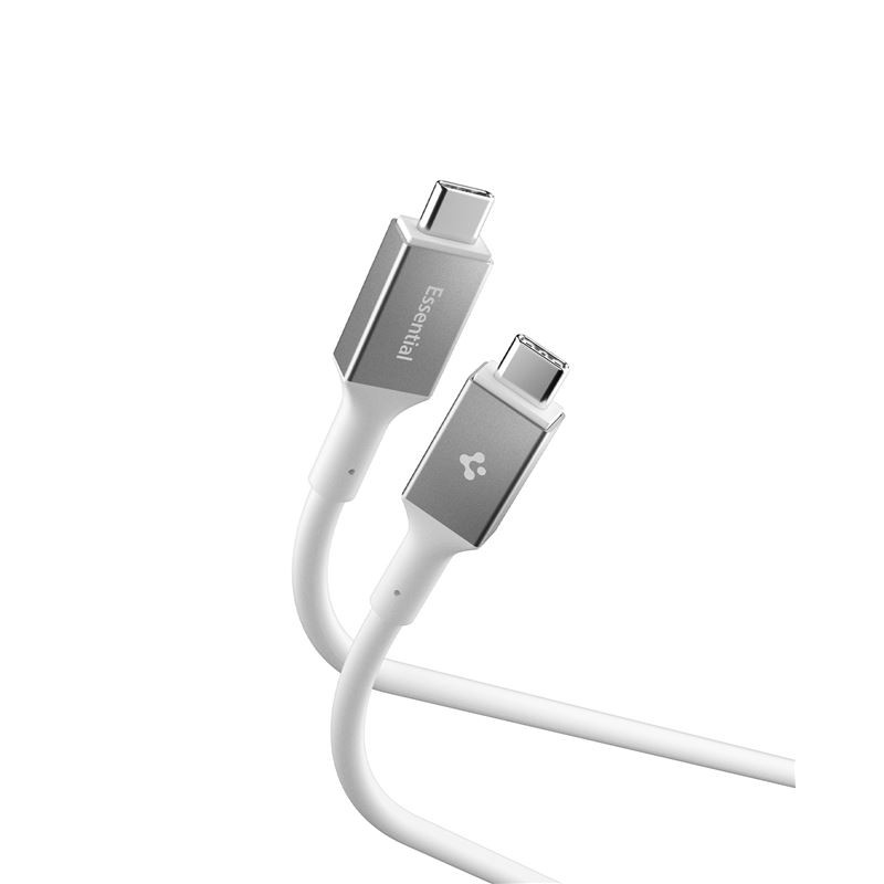 Spigen Essential USB C to USB C 100W Cable, white EB10010CC