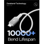Spigen Essential USB C to USB C 100W Cable, white EB10020CC
