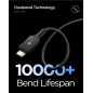 Spigen Essential USB C to USB C 100W Cable, black EB10010CC