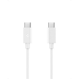 Spigen Essential USB C to USB C 60W Cable, white EB6010CC