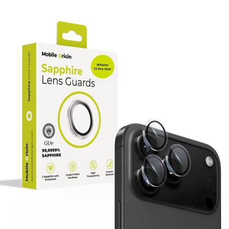 Mobile Origin Sapphire Lens guards, clear - iPhone 17 Pro / 17 Pro Max
