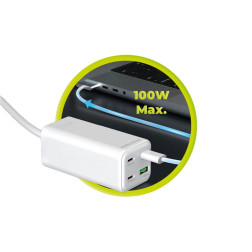 Mobile Origin GaN 100W Compact MultiHub Charger PW18 with 3x USB-C + USB-A