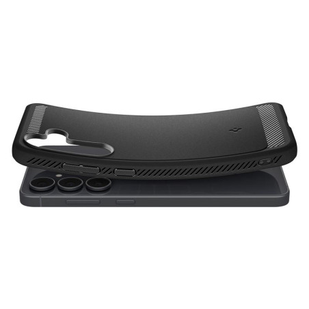 Spigen Rugged Armor, matte black - Samsung Galaxy S25 FE